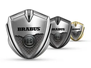 Brabus Abzeichen Selbstklebend Luxus Design Glänzendes Metall